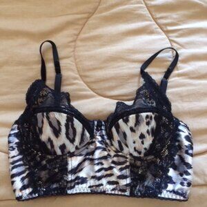 Leopard bralet bra  New